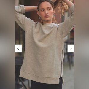 Varley Manning Sweatshirt Crewneck Sweat Side Zip Sweatshirt Size X-Small